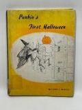 (5E) VINTAGE CHILDREN'S HALLOWEEN STORY BOOK 'PUNKIN'S FIRST HALLOWEEN'