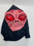 (4D) LATEX BUG EYES RED INSECT MASK CREEPY ONE SIZE