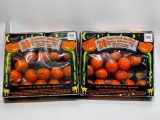 (9I) VINTAGE ELECTRIFIED TERRIFIED JACK O LANTERN HALLOWEEN LIGHTS IN ORIGINAL BOXES MAY BE MISSING