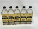 (8H) EMBALMING FLUID BOTTLES GLASS GENUINE VINTAGE ESCO FIRM M OL ATERIAL CHEMICAL