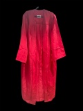 (8H) VINTAGE COSTUME RED CHOIR GRADUATION GOWN LARGE