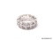 .925 STERLING SILVER LADIES 5 CT ETERNITY BAND. SIZE 8. ITEM IS SOLD AS IS WHERE IS WITH NO