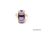 .925 STERLING SILVER LADIES 6 CT AMETHYST FILIGREE RING. SIZE 8. ITEM IS SOLD AS IS WHERE IS WITH NO