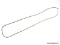 .925 STERLING SILVER LADIES TWISTED HERRINGBONE 20 IN NECKLACE. ITEM IS SOLD AS IS WHERE IS WITH NO