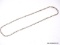 .925 STERLING SILVER LADIES HEAVY BEADED 18 IN CHAIN. ITEM IS SOLD AS IS WHERE IS WITH NO GUARANTEES