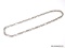 .925 STERLING SILVER UNISEX 22 IN. 3-1 FIGARO NECKLACE. ITEM IS SOLD AS IS WHERE IS WITH NO