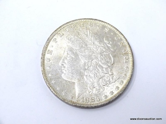 1883-O GEM UNCIRCULATED MORGAN SILVER DOLLAR. ITEM IS SOLD AS IS WHERE IS WITH NO GUARANTEES OR