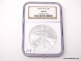 2004 U.S. AMERICAN EAGLE DOLLAR MS 69 NGC. ITEM IS SOLD AS IS WHERE IS WITH NO GUARANTEES OR