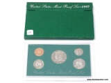 1997 U.S. PROOF SET. ITEM IS SOLD AS IS WHERE IS WITH NO GUARANTEES OR WARRANTY. NO REFUNDS OR