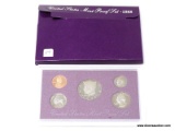 1988 U.S. PROOF SET. ITEM IS SOLD AS IS WHERE IS WITH NO GUARANTEES OR WARRANTY. NO REFUNDS OR