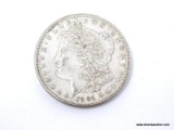 1891-P ALMOST UNCIRCULATED MORGAN SILVER DOLLAR. ITEM IS SOLD AS IS WHERE IS WITH NO GUARANTEES OR