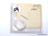 1958 PROOF ROOSEVELT DIME. ITEM IS SOLD AS IS WHERE IS WITH NO GUARANTEES OR WARRANTY. NO REFUNDS OR