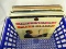 (BAY 7) BOX LOT OF ASSORTED RECORDS TO INCLUDE RAY CHARLES, DIONNE WARWICK, THE TEMPTATIONS, STEVIE