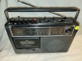 (BAY 7) JCPENNEY AM/FM RECEIVER MICROPHONE MIXING CASSETTE RECORDER. MODEL 681-3245. ITEM IS SOLD AS