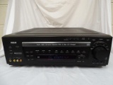 (BAY 7) RCA AUDIO/VIDEO SURROUND RECEIVER WITH 3 DISC CD CHANGER. ITEM IS SOLD AS IS WHERE IS WITH