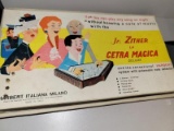 (BAY 7) JR. ZITHER DELUXE. MADE IN ITALY. IS IN BOX. ITEM IS SOLD AS IS WHERE IS WITH NO GUARANTEES