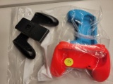 (BAY 7) NINTENDO SWITCH HANDHELD CONTROLLER AND NINTENDO SWITCH JOY CON CONTROLLER GRIPS. ITEM IS