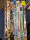 (BAY 7) BAG LOT OF DVDS TO INCLUDE TITLES SUCH AS THE OUTLAW JOSEY WALES, THE FORBIDDEN KINGDOM,