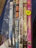 (BAY 7) BAG LOT OF DVDS TO INCLUDE TITLES SUCH AS DREAMGIRLS, BOILER ROOM, HOME OF THE BRAVE, LOVE &