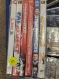 (BAY 7) BAG LOT OF DVDS TO INCLUDE TITLES SUCH AS SHALLOW HAL, STEP BROTHERS, STARSKY & HUTCH, FAT