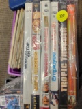 (BAY 7) BAG LOT OF DVDS TO INCLUDE TITLES SUCH AS WOMAN ON TOP, NATIONAL LAMPOON'S GOLD DIGGER,