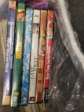 (BAY 7) BAG LOT OF DVDS TO INCLUDE TITLES SUCH AS ROCKY BALBOA, ROUGH RIDERS, ALL THE PRETTY HORSES,