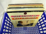 (BAY 7) BOX LOT OF ASSORTED RECORDS TO INCLUDE RAY CHARLES, DIONNE WARWICK, THE TEMPTATIONS, STEVIE