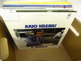 (BAY 7) BOX LOT OF ASSORTED RECORDS TO INCLUDE DON HO, JULIO IGLESIAS AND TRINI LOPEZ. ITEM IS SOLD