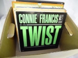 (BAY 7) BOX LOT OF ASSORTED RECORDS TO INCLUDE CONNIE FRANCIS, BILLY VAUGHN AND OTHERS. ITEM IS SOLD