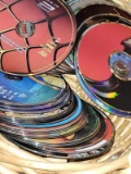 (BAY 7) BASKET LOT OF LOOSE DVDS TO INCLUDE SPIDERMAN, BAMBI, THE GREEN MILE, AVATAR, ETC. PLEASE