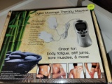 (BAY 7) DIGITAL MASSAGE THERAPY MACHINE WITH 8 DIFFERENT MASSAGE MODES. IS IN BOX. ITEM IS SOLD AS