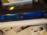 (BAY 7) WHELEN DUAL DASHMISER STROBE LIGHT WITH BLUE LIGHTS. ITEM IS SOLD AS IS WHERE IS WITH NO