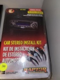 (BAY 7) RAPTOR CAR STEREO INSTALLATION KIT. ITEM IS SOLD AS IS WHERE IS WITH NO GUARANTEES OR