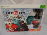 (SC) XBOX 360 DISNEY INFINITY FIGURE PACK. INCLUDES 3 FIGURES AND DISNEY INFINITY GAME. ITEM IS SOLD