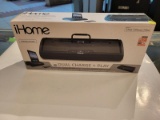 (SC) IHOME PORTABLE SYSTEM DUAL CHARGE + PLAY SPEAKER. IS IN BOX. ITEM IS SOLD AS IS WHERE IS WITH