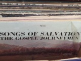 (BAY 7) BOX LOT OF ASSORTED RECORDS TO INCLUDE GOSPEL JOURNEYMEN, EVIE, HARRY BELAFONTE AND MUCH
