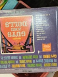 (BAY 7) BOX LOT OF ASSORTED RECORDS TO INCLUDE GUYS & DOLLS, THE HOT ONES SET AND MUCH MORE. ITEM IS