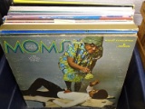 (BAY 7) BOX LOT OF ASSORTED RECORDS TO INCLUDE MOMS MABLEY, PHYLLIS DILLER, STEVE MARTIN AND MUCH