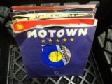 (BAY 7) BOX LOT OF ASSORTED RECORDS TO INCLUDE COMMODORES, CHEECH & CHONG, THE MOODY BLUES AND MUCH