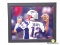 TOM BRADY SIGNED AND FRAMED PHOTOGRAPH. PHOTO MEASURES 8 IN X 10 IN. HAS COA. ITEM IS SOLD AS IS