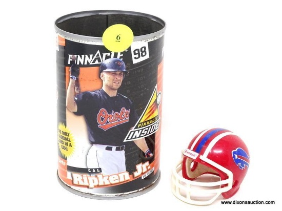 PINNACLE 98' ORIOLES CAL RIPKEN JR. COLLECTIBLE CAN. HAS BEEN OPENED. ITEM IS SOLD AS IS WHERE IS