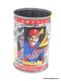 PINNACLE 97' BANGERS GONZALEZ COLLECTIBLE CAN. HAS BEEN OPENED. ITEM IS SOLD AS IS WHERE IS WITH NO