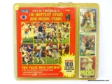 1991-92 100 FOOTBALL'S HOTTEST STARS AND RISING STARS VALUE PACK. IS IN PACKAGING AND APPEARS TO BE