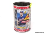 PINNACLE 97' BRAVES JOHN SMOLTZ COLLECTIBLE CAN. HAS BEEN OPENED. ITEM IS SOLD AS IS WHERE IS WITH