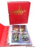 MAXX RACE CARDS '94 PREMIER SERIES BINDER FILLED WITH ASSORTED RACING CARDS. ITEM IS SOLD AS IS