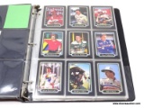 RACE CARDS IN BINDER WITH CARDS OF ASSORTED DRIVERS. ITEM IS SOLD AS IS WHERE IS WITH NO GUARANTEE