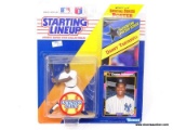 STARTING LINEUP SPORTS SUPERSTAR COLLECTIBLES FIGURE WITH SPECIAL 11X14