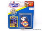 STARTING LINEUP SPORTS SUPERSTAR COLLECTIBLES FIGURE WITH SPECIAL EDITION COLLECTOR COIN AND CARD.