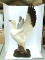SNOW GOOSE SHOT IN MANITOBA CANADA. MOUNTED STANDING WITH WINGS SPREAD. $400.00 MOUNT. THIS MOUNT