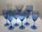 (3C) ASSORTED BLUE STEMWARE INCLUDING CHEERS COLOR BY MIKASA BLUE MARTINI (SINGLE); REPLACEMENTS NO.